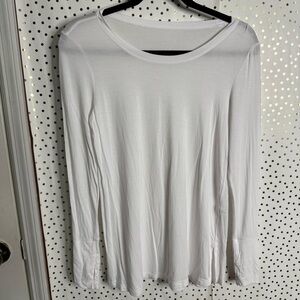 Aerie White Long Sleeve Top